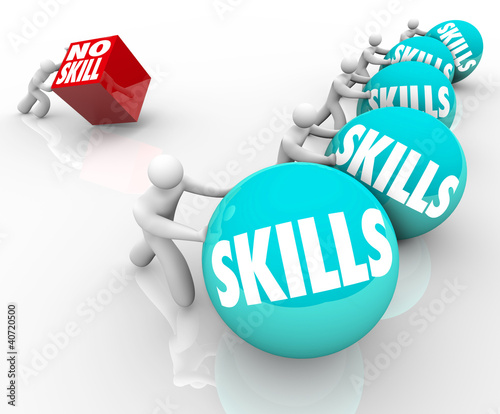 Illustration: Skill vs No Skills Competition Unskilled and Skilled People Skill vs No Skills Competition Unskilled and Skilled People