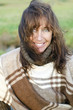 Photo: A happy smiling mature woman with freckles. A happy smiling mature woman with freckles.
