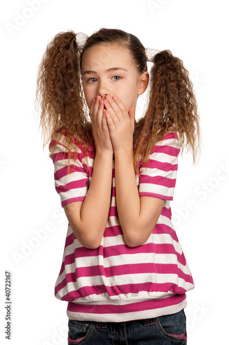 Photo: Portrait of emotionally girl Portrait of emotionally girl