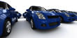 Blue Car Array Blue Car Array