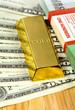 Money and gold bullion