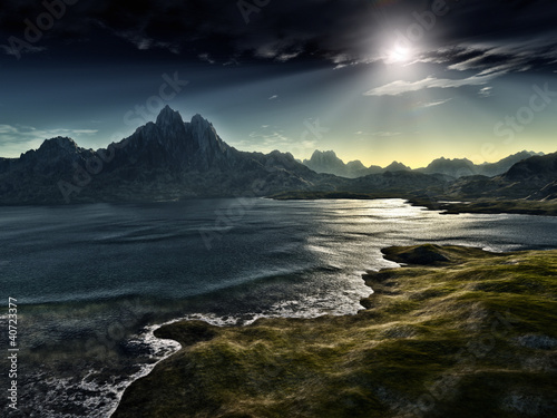 Foto: dark fantasy landscape dark fantasy landscape