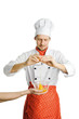 Busy chef