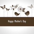 Illustration: mother's day card mother's day card