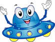Vector: Spaceship Mascot Spaceship Mascot