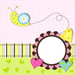 Template greeting card, vector