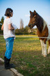 Photo: Poney et fillette Poney et fillette
