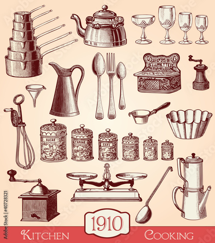 Vektor: Ustensiles de cuisine Ustensiles de cuisine
