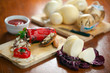 Provolone cheese and Stuffed Bell Pepper