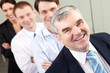 Boss and team