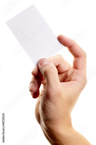 Photo: Showing visiting card Showing visiting card