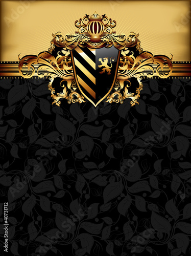 Vector: ornate golden frame ornate golden frame
