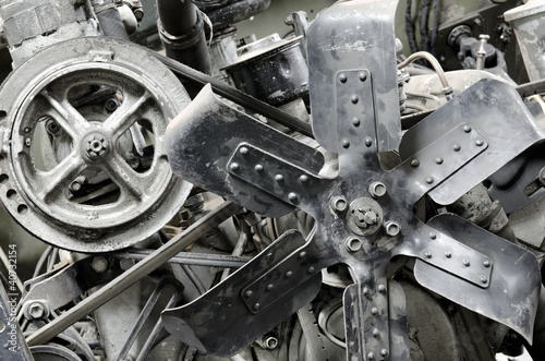 Photo: old antique engine old antique engine