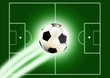 Illustration: Fußball Spielfeld Fußball Spielfeld