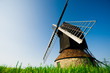 windmill in a small british town