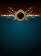 ornate golden frame with sabers ornate golden frame with sabers