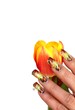 Nailart mit Tulpe