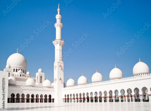 Foto: Mosque in Abu Dhabi Mosque in Abu Dhabi