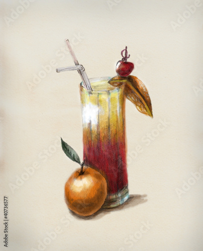 Illustration: Tequila Sunrise Tequila Sunrise