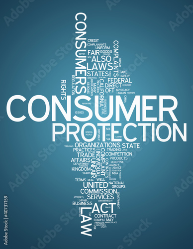 Illustration: Word Cloud "Consumer Protection" Word Cloud "Consumer Protection"