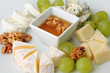 cheese with grapes