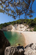 Spiaggia incontaminata a Porto Greco nel Gargano, Puglia