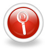 Light Red Icon "Magnifying Glass / Search"