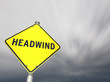 HEADWIND road sign