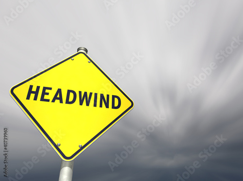 Illustration: HEADWIND road sign HEADWIND road sign