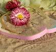 Sandals on beach