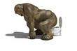 Ogre on the toilet