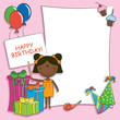 Happy birthday greeting card Happy birthday greeting card