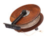 Old fishing reel of wood. Old fishing reel of wood.