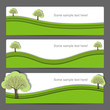 Nature banner set