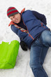 Foto: Man Slipped And Injured Back On Icy Street Man Slipped And Injured Back On Icy Street