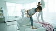 Video: Pillow fighters Pillow fighters