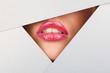 Beautiful female lips