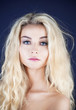 portrait of a blond girl portrait of a blond girl