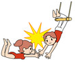 Circus - The trapeze