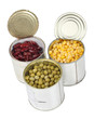 Photo: Grain in metal cans Grain in metal cans