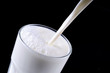 milk in glass milk in glass