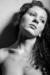 Photo: Portrait of nude woman in black and white Portrait of nude woman in black and white