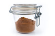 Red pepper powder in jar