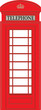 Phone booth, vector illustration