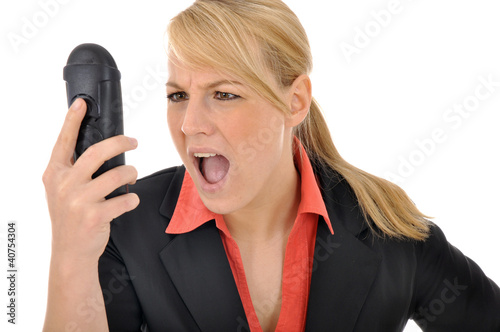 Photo: Stress beim Telefonieren Stress beim Telefonieren