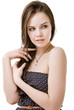 Beautiful brunette girl