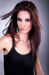 Beautiful young woman posing