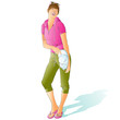 Young woman standing