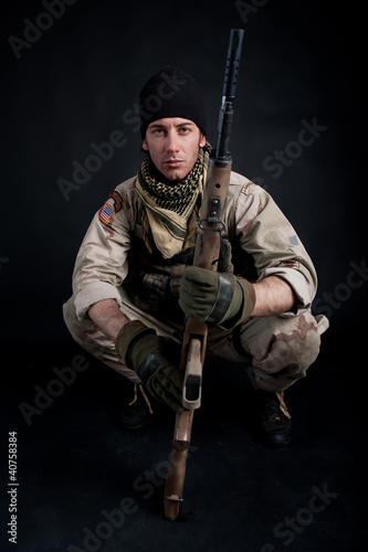 full body soldier