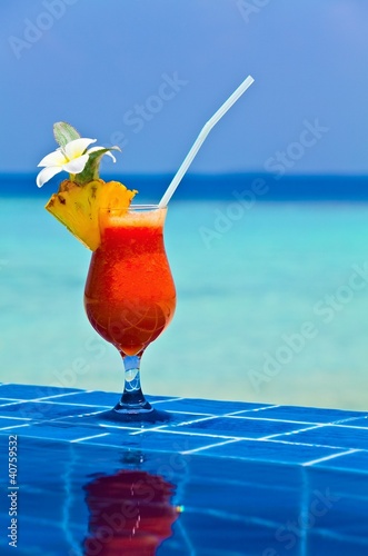 Foto: Glass of papaw Glass of papaw